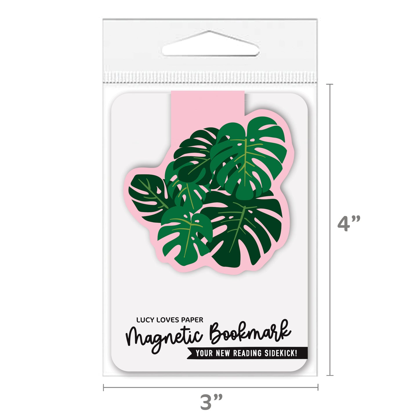 MONSTERA TROPICAL PLANT | MAGNETIC BOOKMARK
