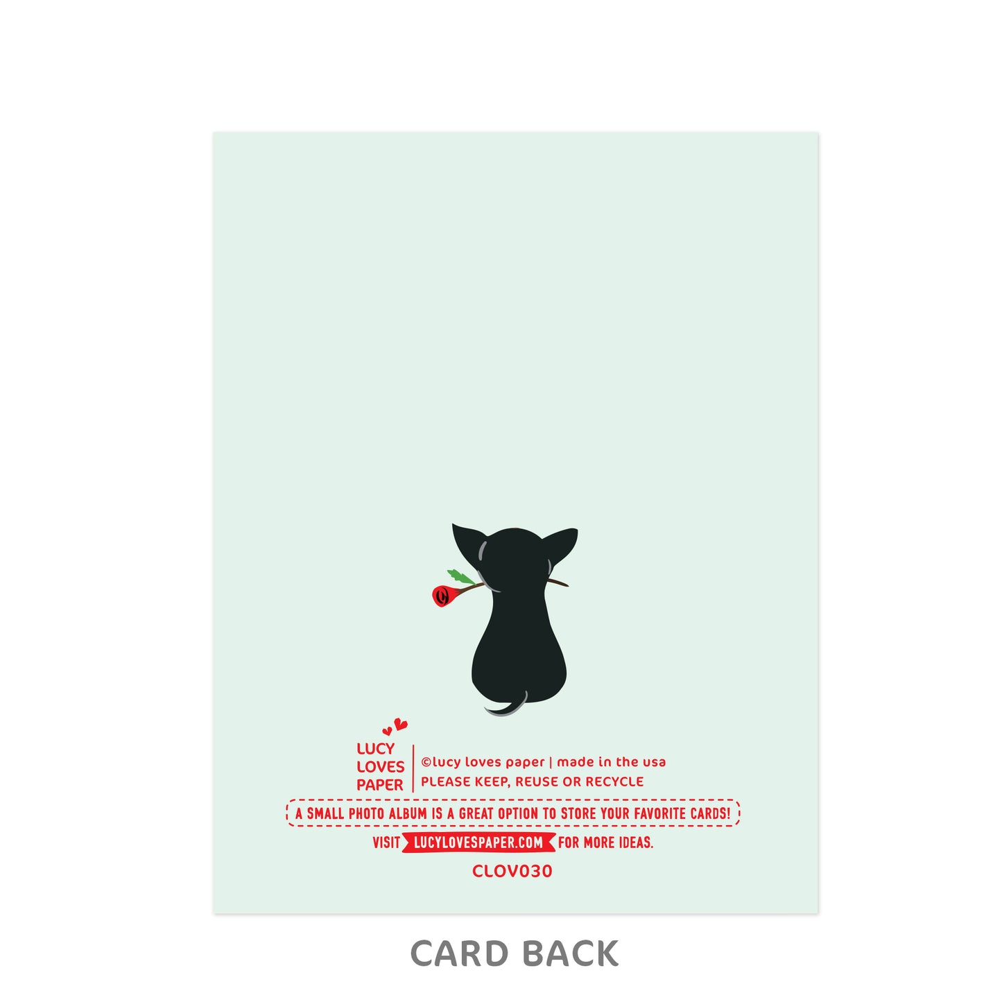 CHIHUAHUA I ADORE YOU | LOVE CARD