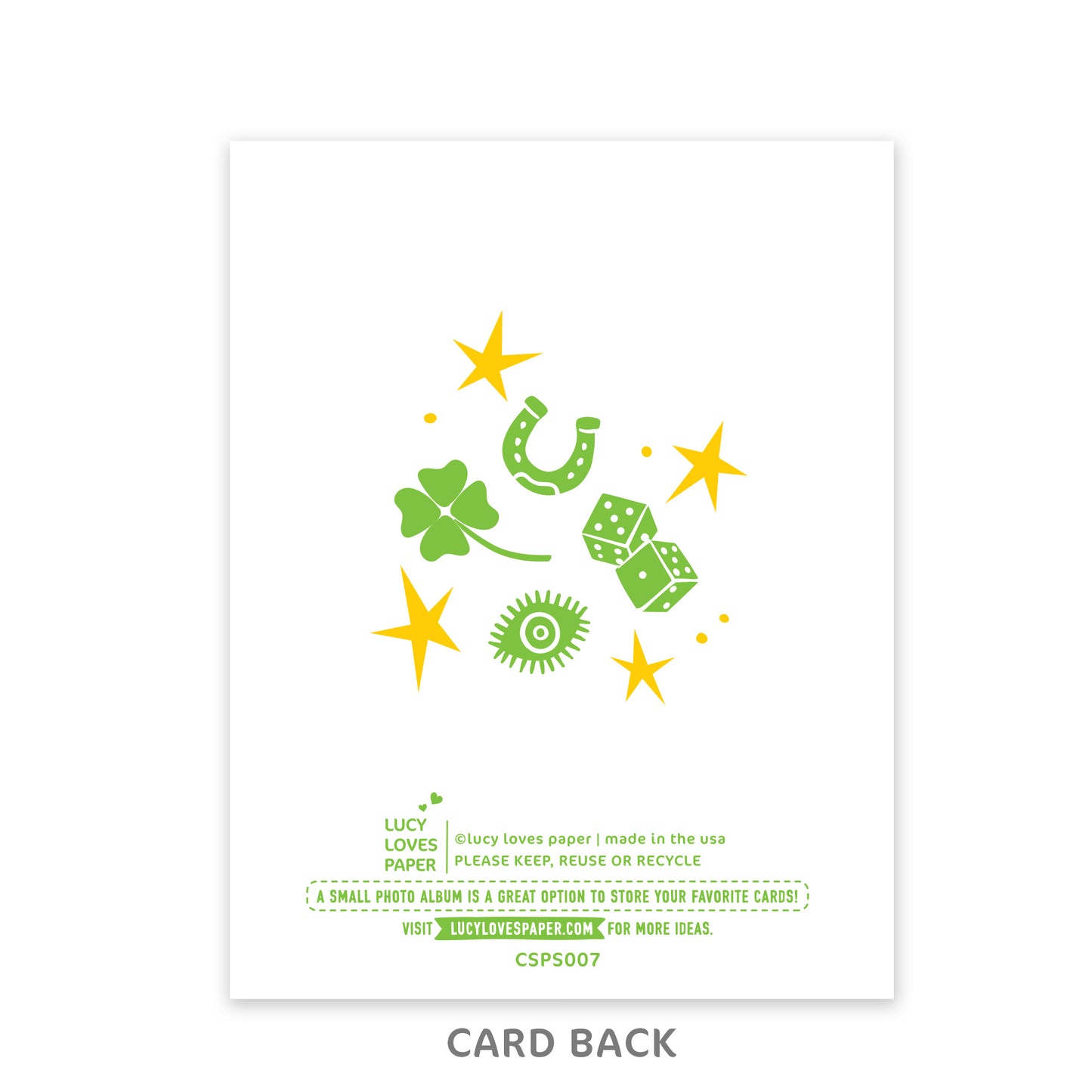 GOOD LUCK CARD