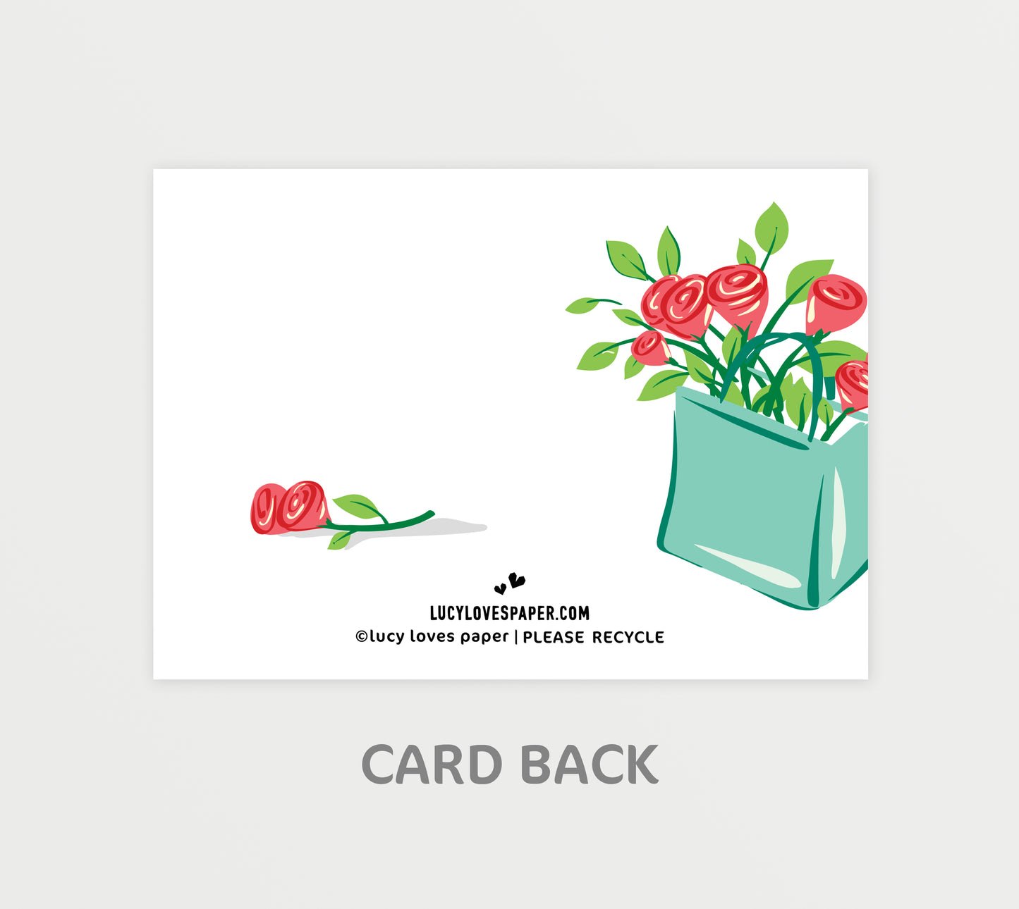 ROSE GIRL | Mini Personal Notecards