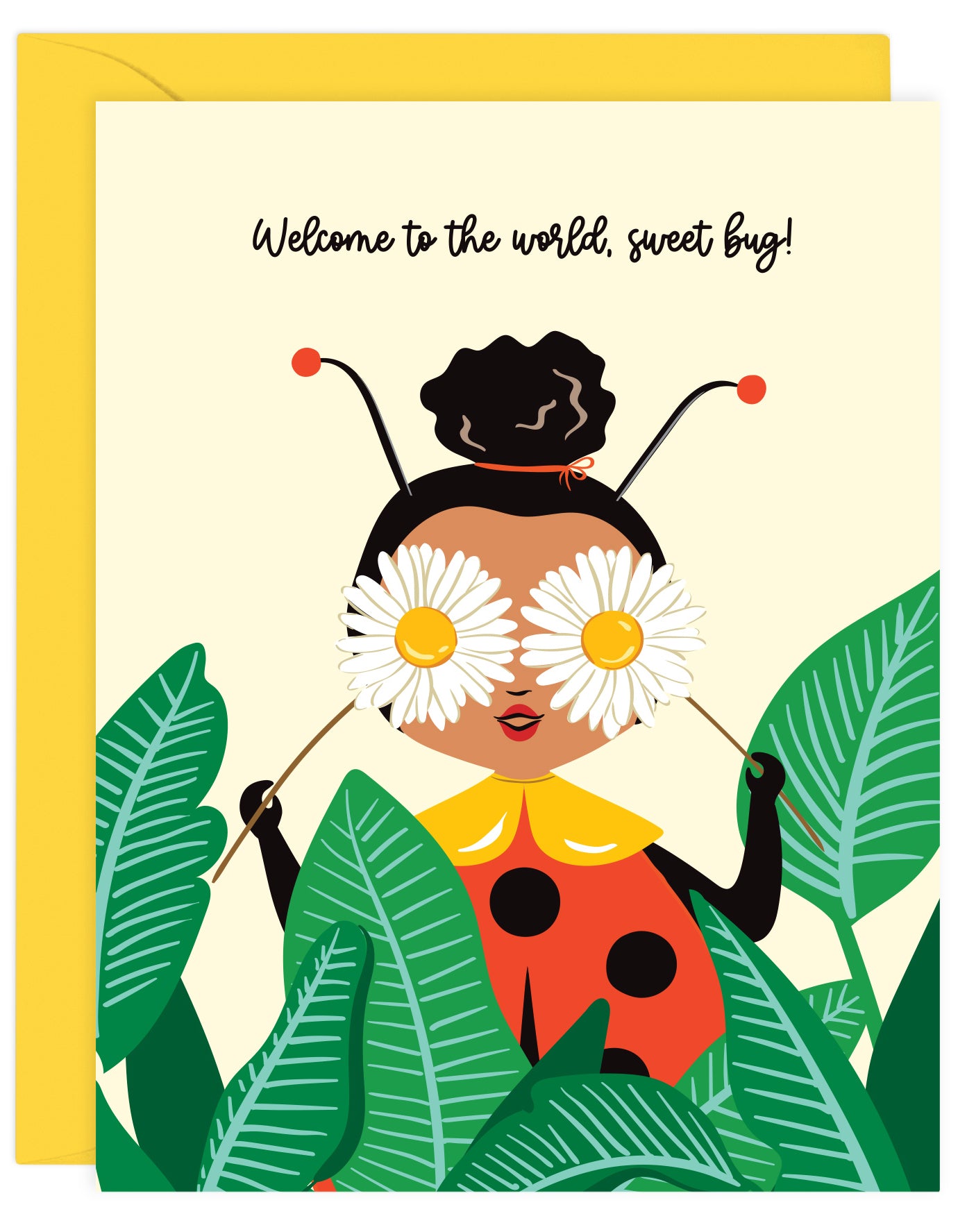 SWEET BUG LADYBUG - NEW BABY CARD