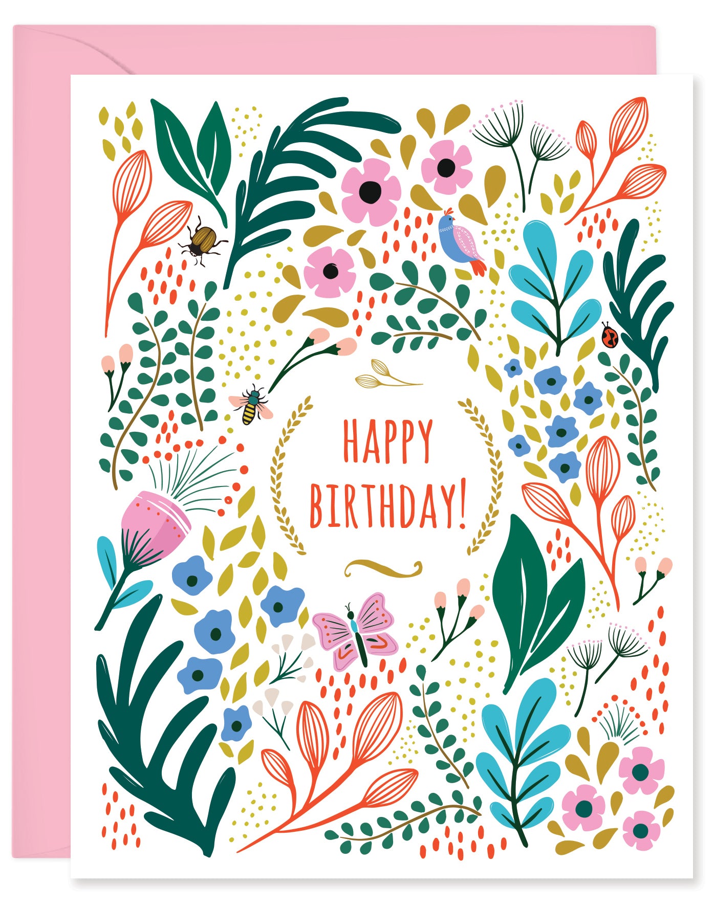 GARDEN BIRTHDAY CARD