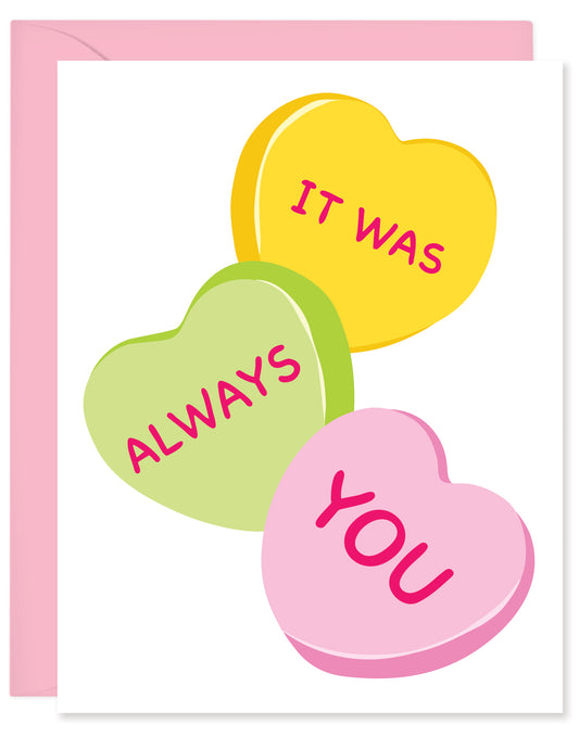 IT WAS ALWAYS YOU - LOVE CARD