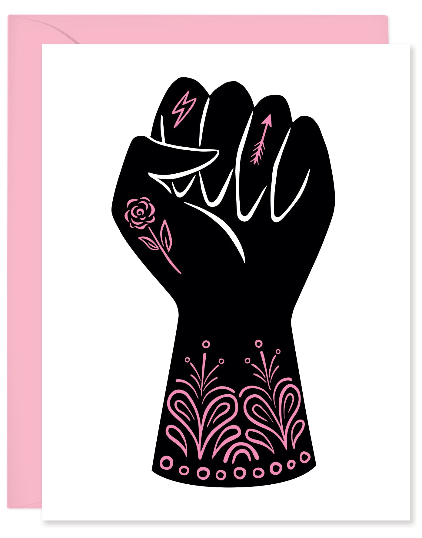 POWER FIST CARD - BLACK