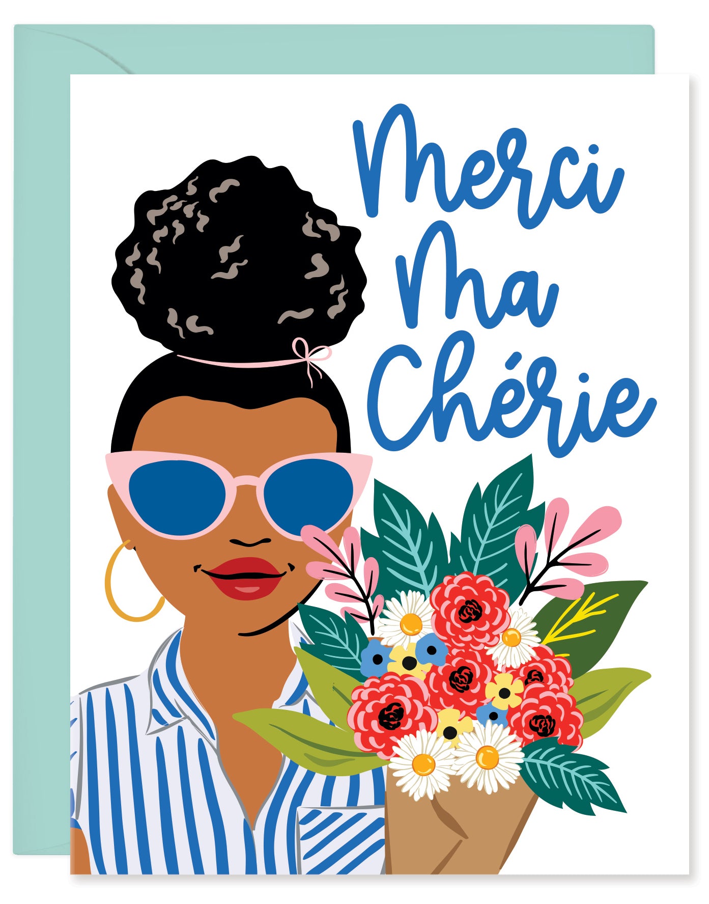 MERCI MA CHÉRIE THANK YOU CARD