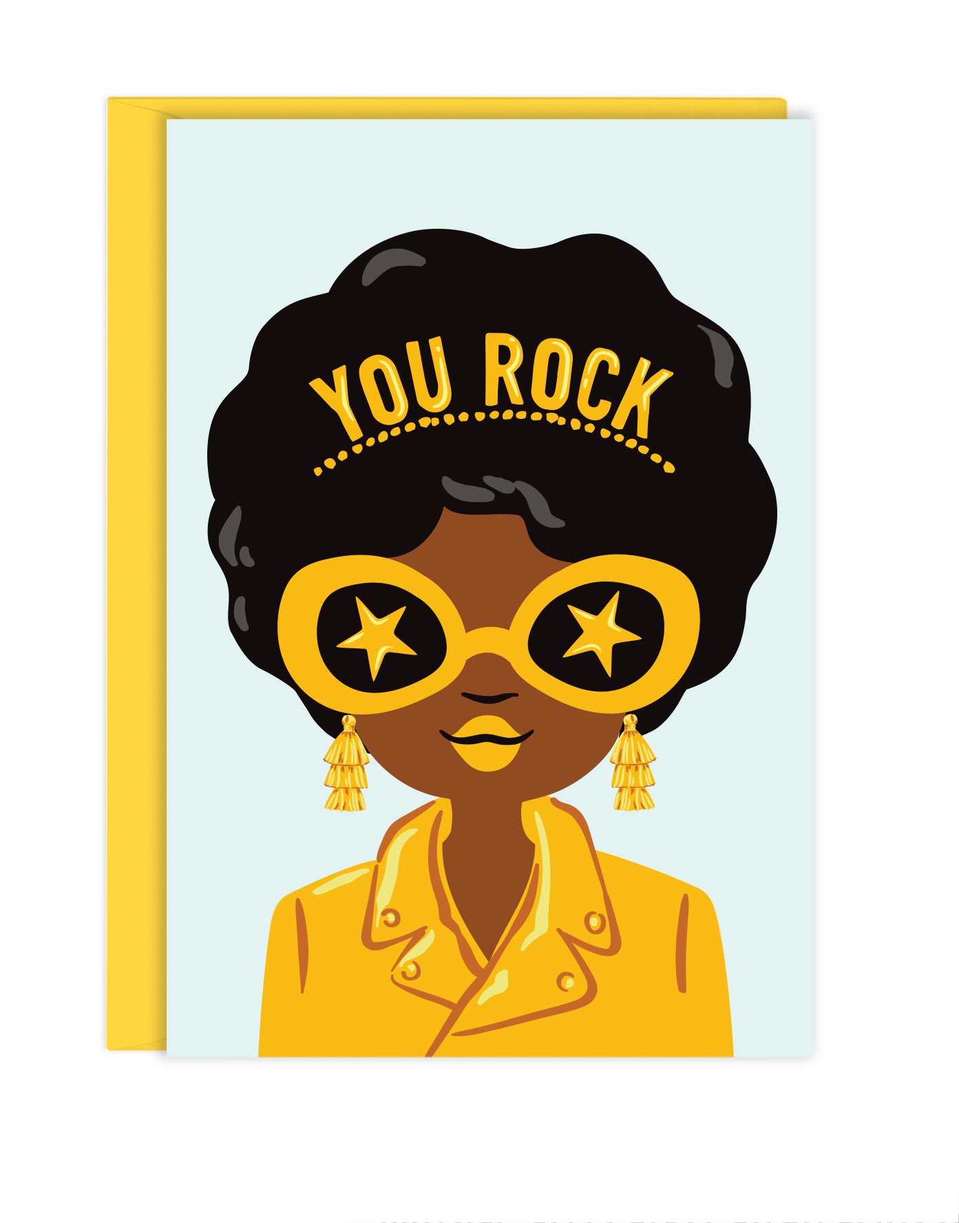 YOU ROCK MINI ENCLOSURE CARD