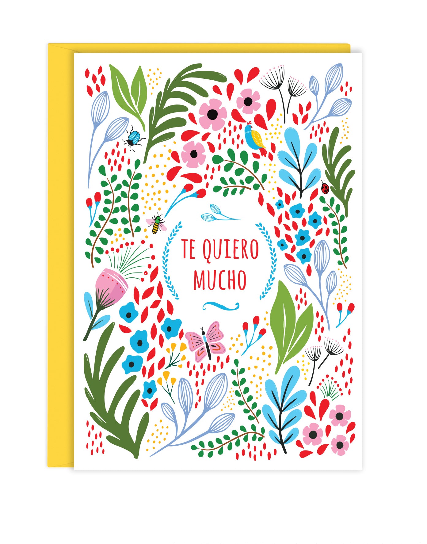 TE QUIERO MUCHO MINI ENCLOSURE CARD