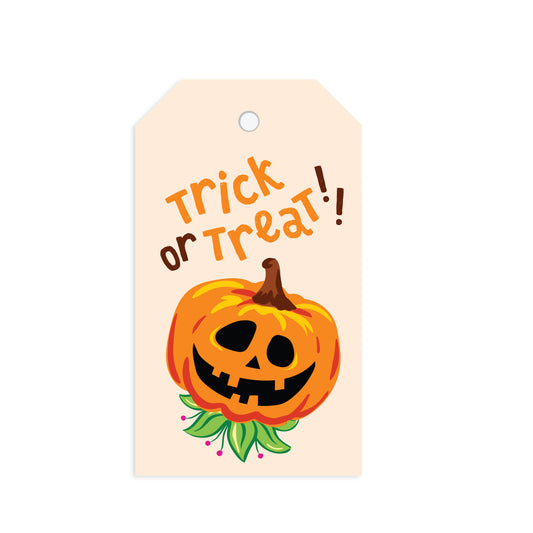 HALLOWEEN PUMPKIN GIFT TAG SET