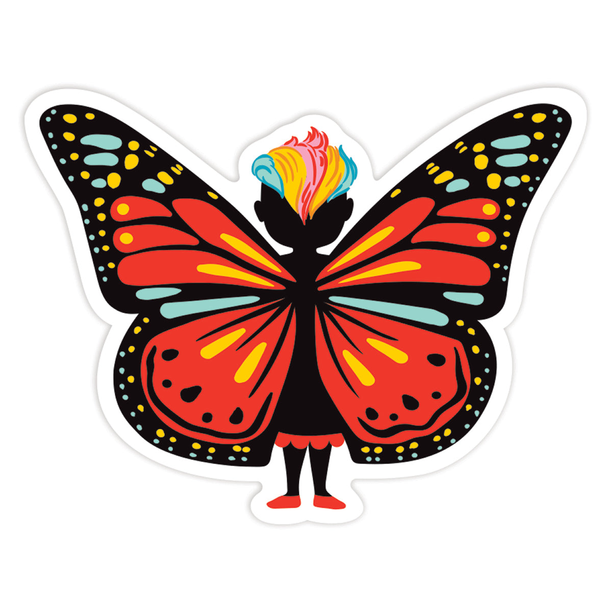 PROUD BUTTERFLY STICKER