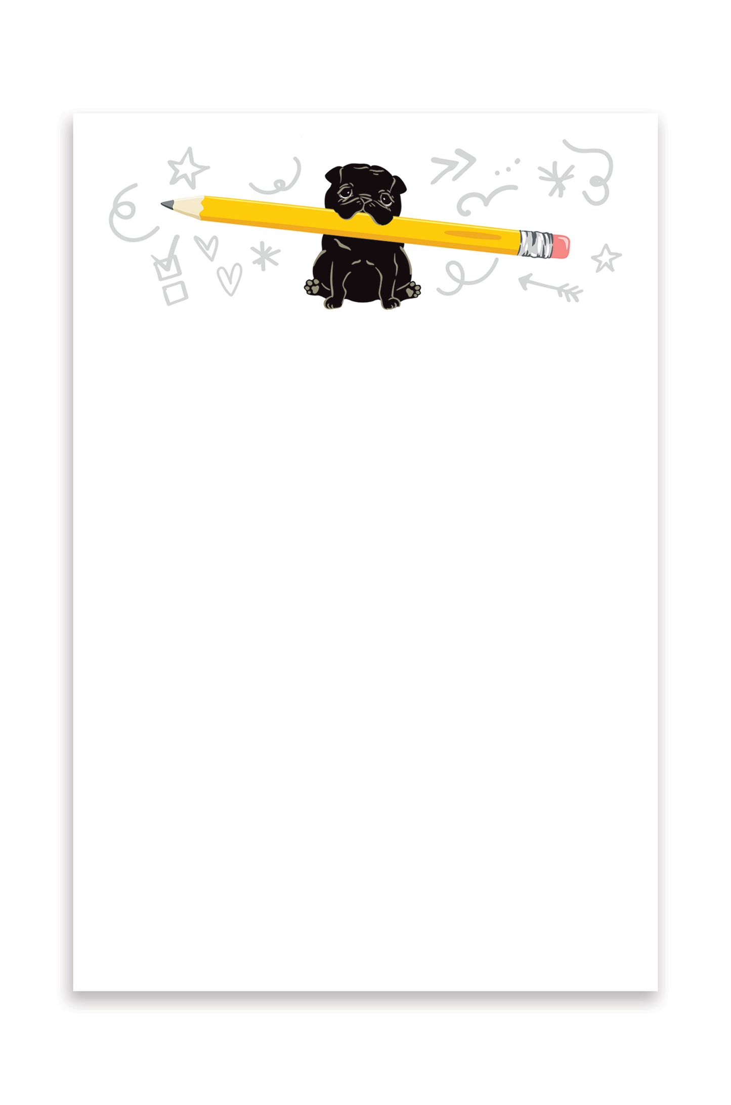 PUG & PENCIL - illustrated notepad