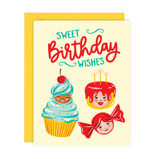 SWEET BIRTHDAY WISHES CARD