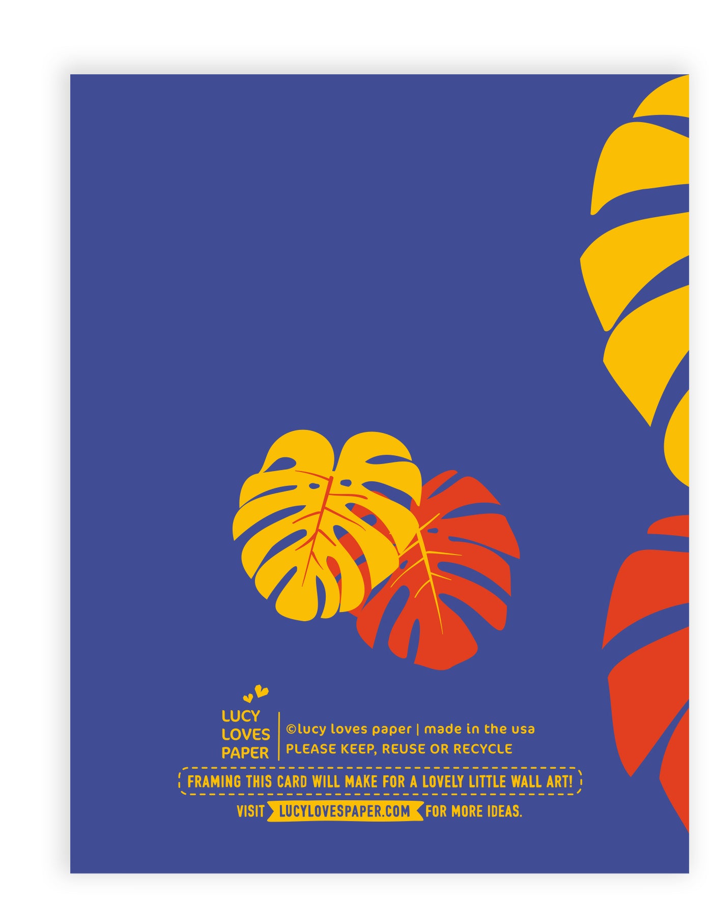 COLORFUL MONSTERA CARD