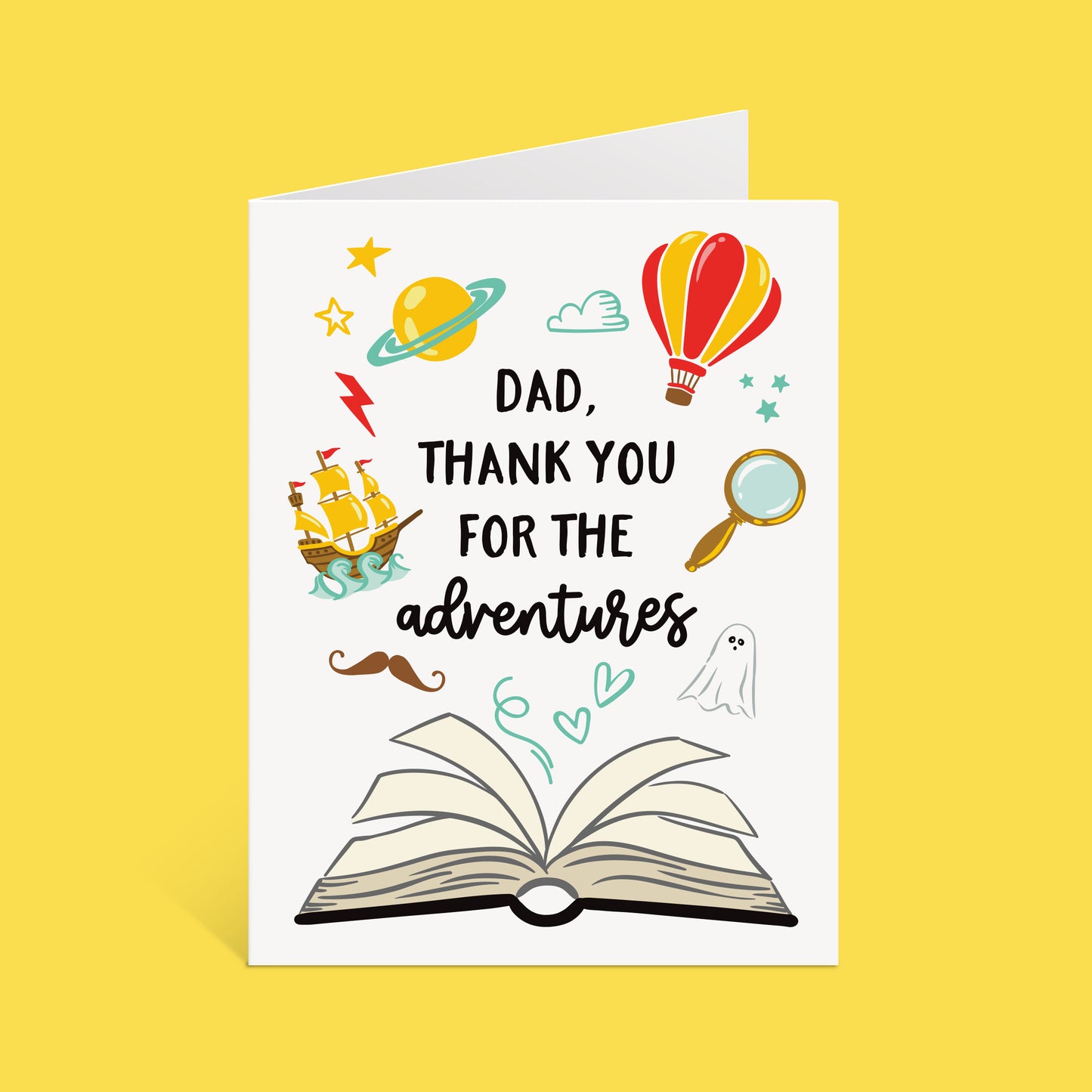 BOOK ADVENTURES FATHER'S DAY CARD