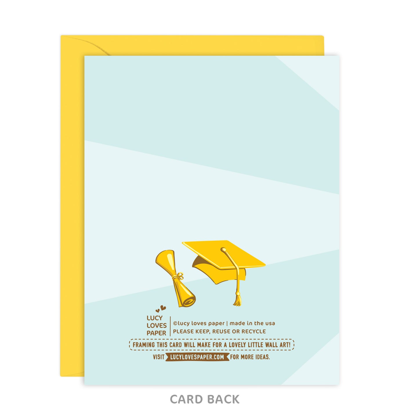 YOU DID IT! - TROPHY GRADUATION CARD