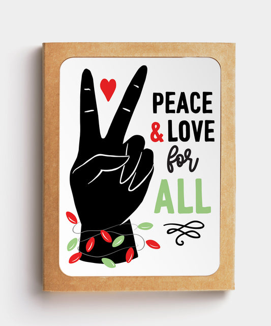 BOX SET | PEACE & LOVE FOR ALL HOLIDAY CARD