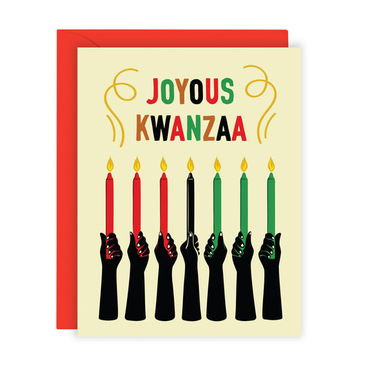 JOYOUS KWANZAA CARD