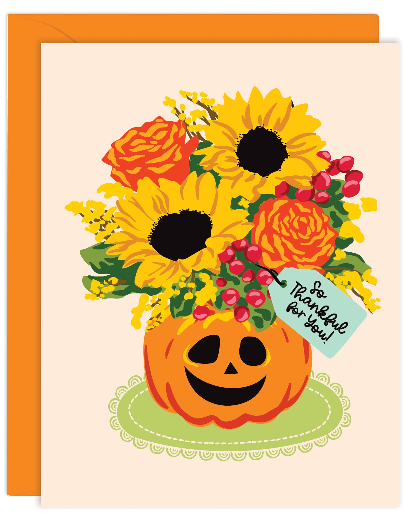SO THANKFUL FOR YOU - FALL CARD