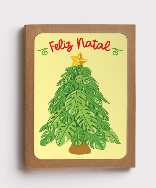 BOX SET | FELIZ NATAL MONSTERA CHRISTMAS TREE