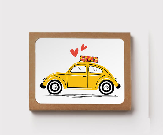 BOX SET | LITTLE CAR LOVE CARD