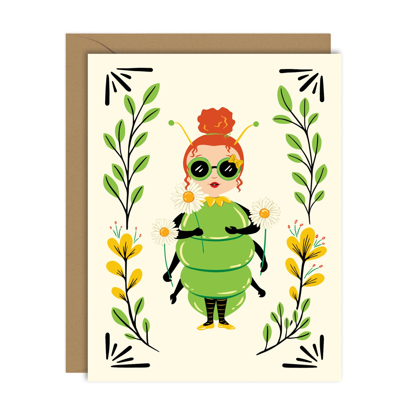 BOX SET | LADY CATERPILLAR CARD