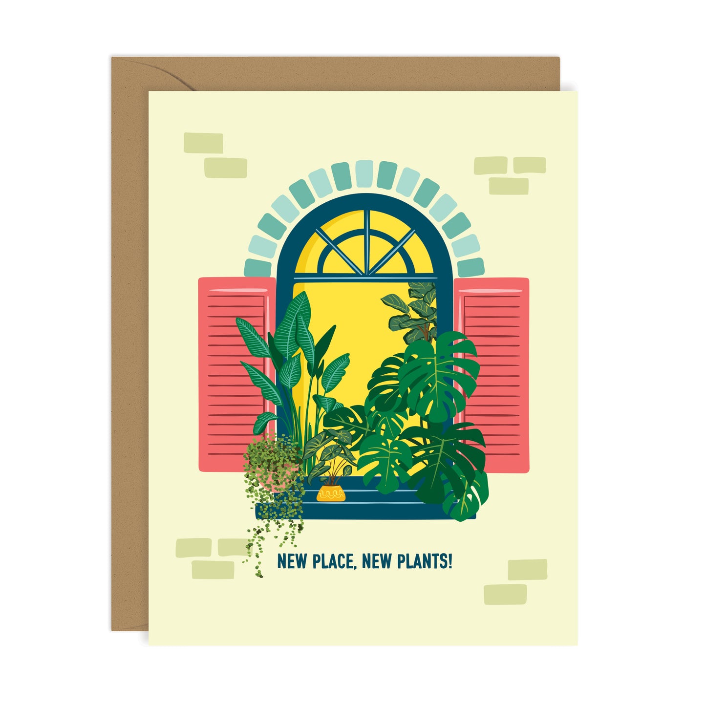 NEW PLACE, NEW PLANTS CARD