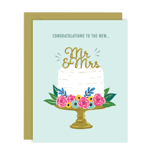 NEW MR & MRS WEDDING CARD