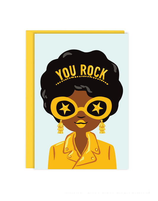 YOU ROCK MINI ENCLOSURE CARD