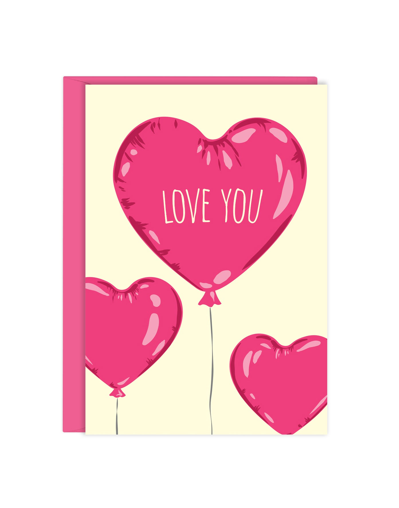 LOVE YOU BALLOON ENCLOSURE CARDS