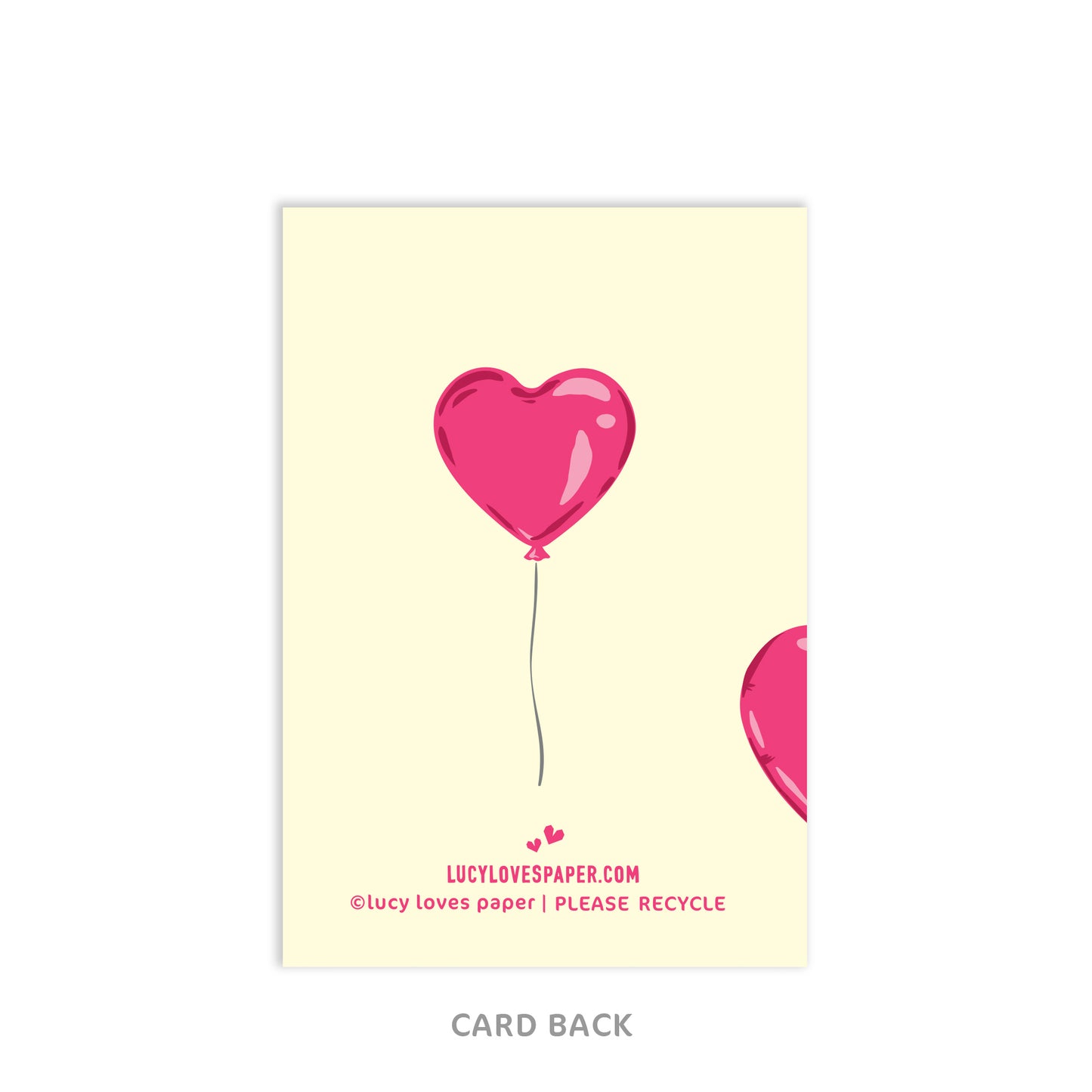 LOVE YOU BALLOON ENCLOSURE CARDS