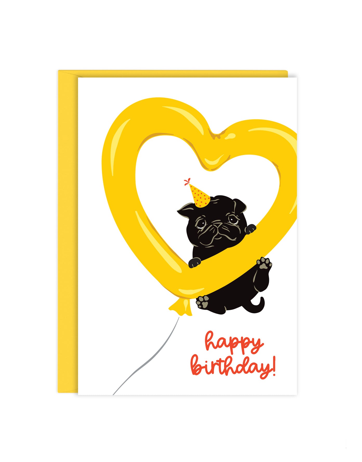 BALLOON DOG ENCLOSURE CARD