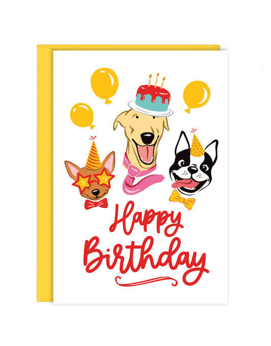 DOGS BIRTHDAY ENCLOSURE  CARD