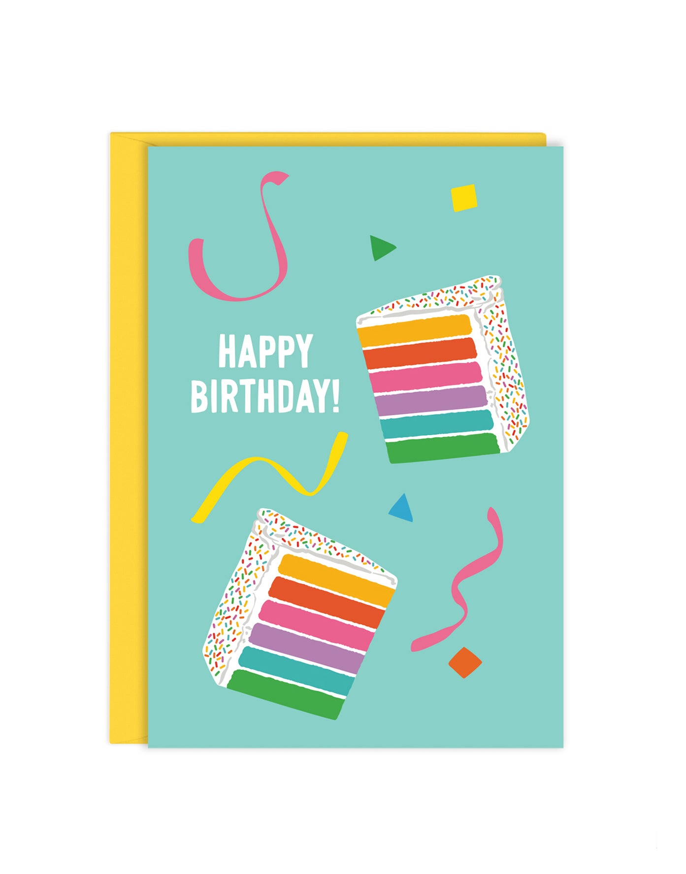 RAINBOW CAKES MINI ENCLOSURE CARD