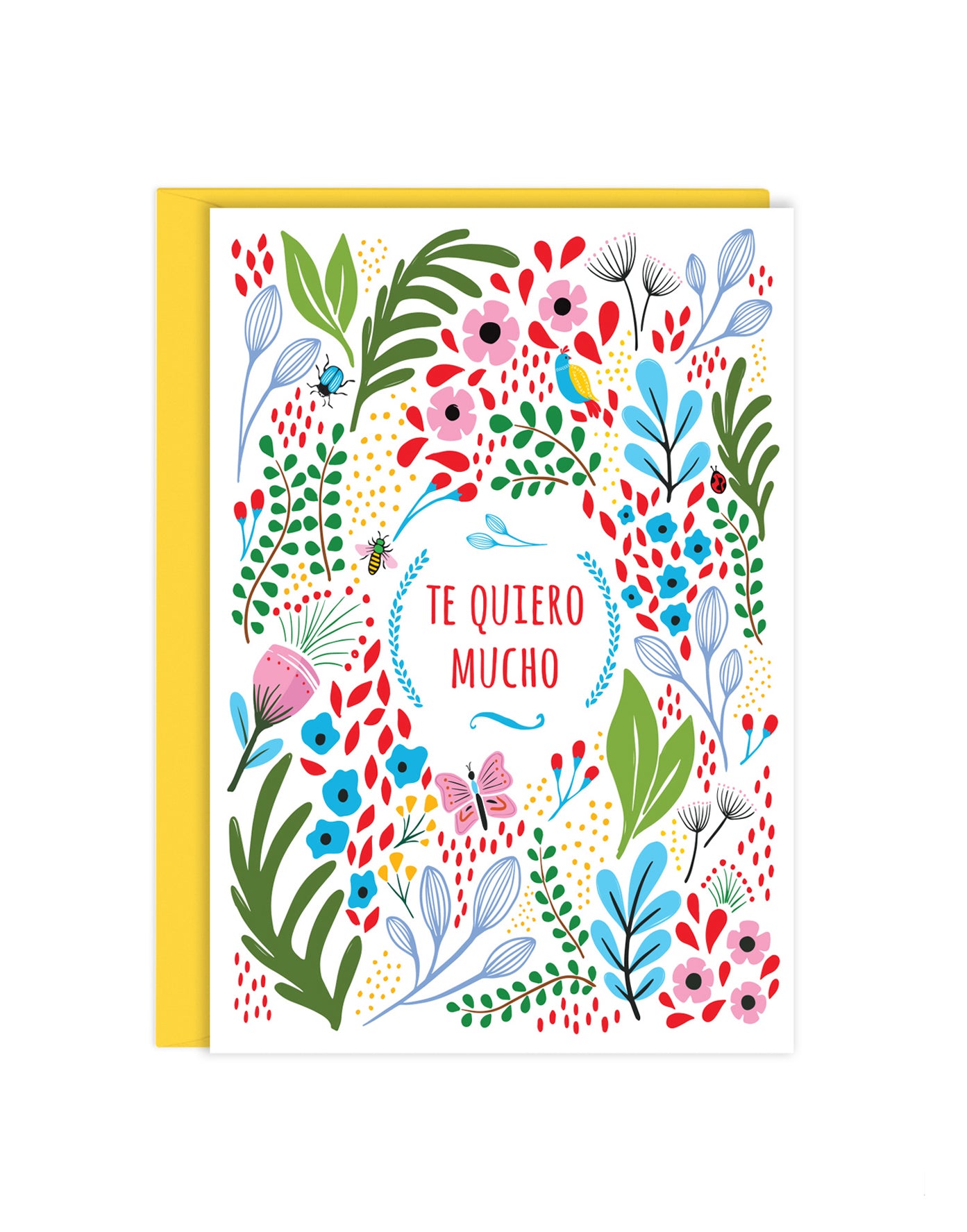 TE QUIERO MUCHO ENCLOSURE CARD