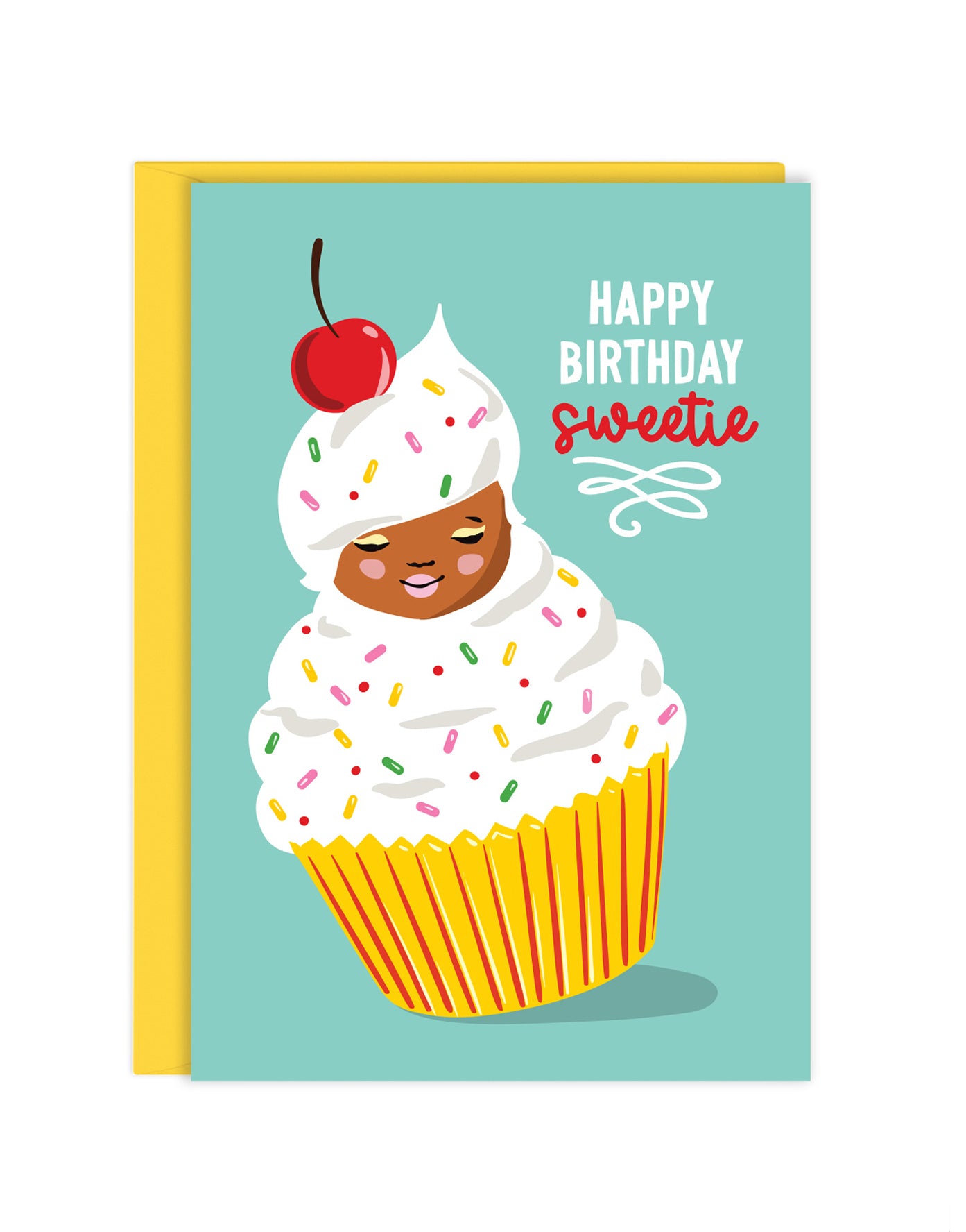 CUPCAKE SWEETIE ENCLOSURE CARD