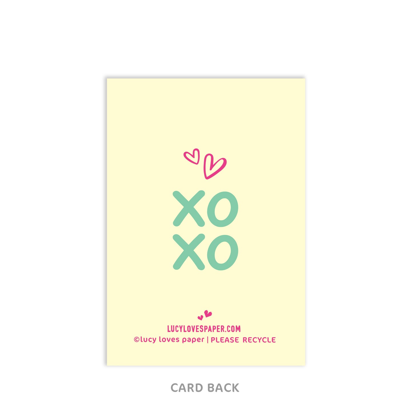 XOXO ENCLOSURE CARD