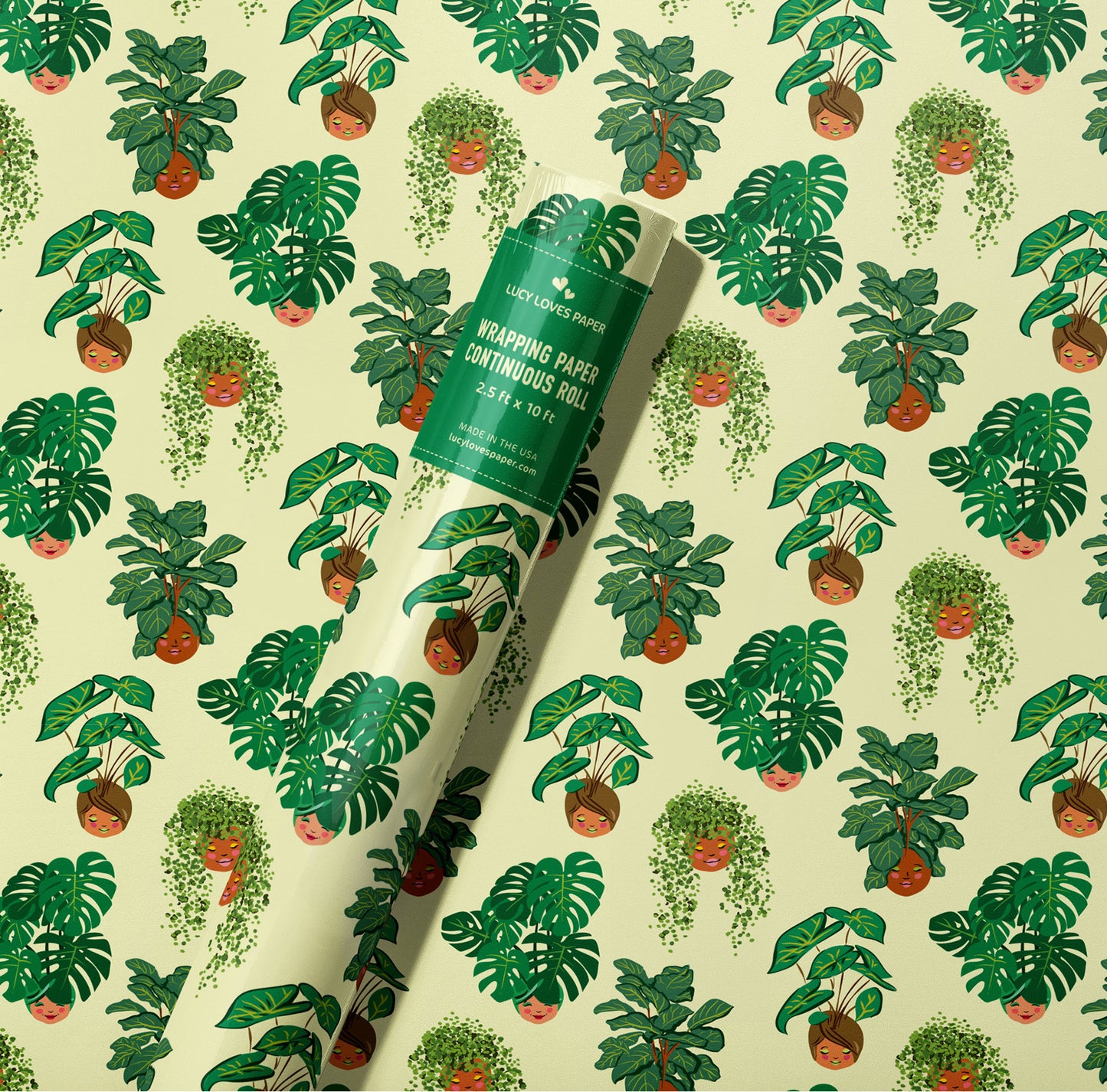 PLANT PEOPLE WRAPPING PAPER ROLL