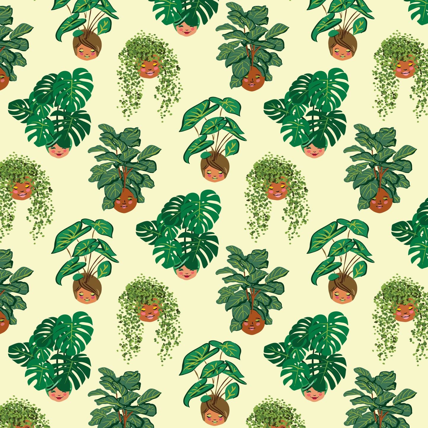 PLANT PEOPLE WRAPPING PAPER ROLL