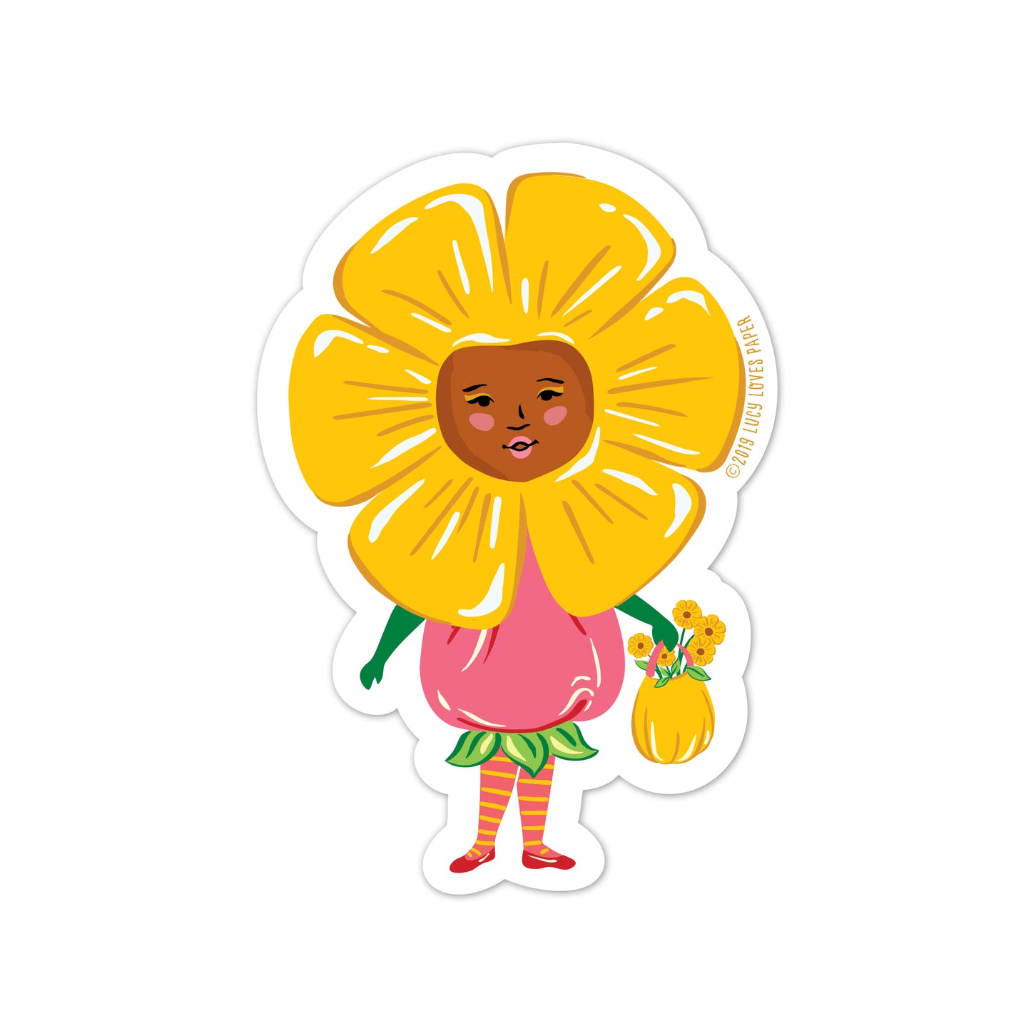 WILD FLOWER FAIRY STICKER