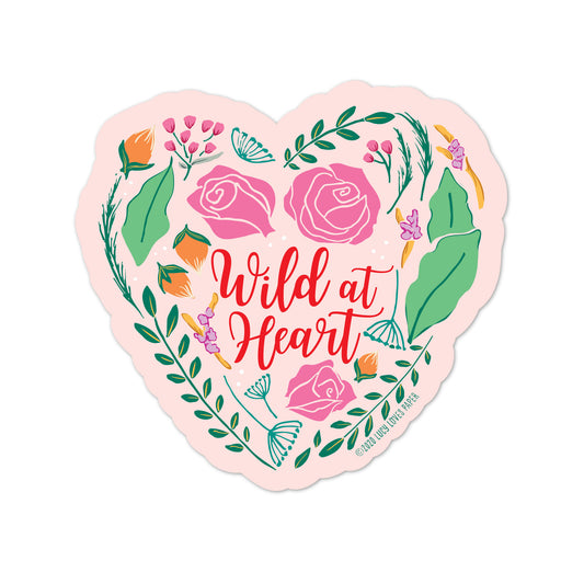 WILD AT HEART STICKER