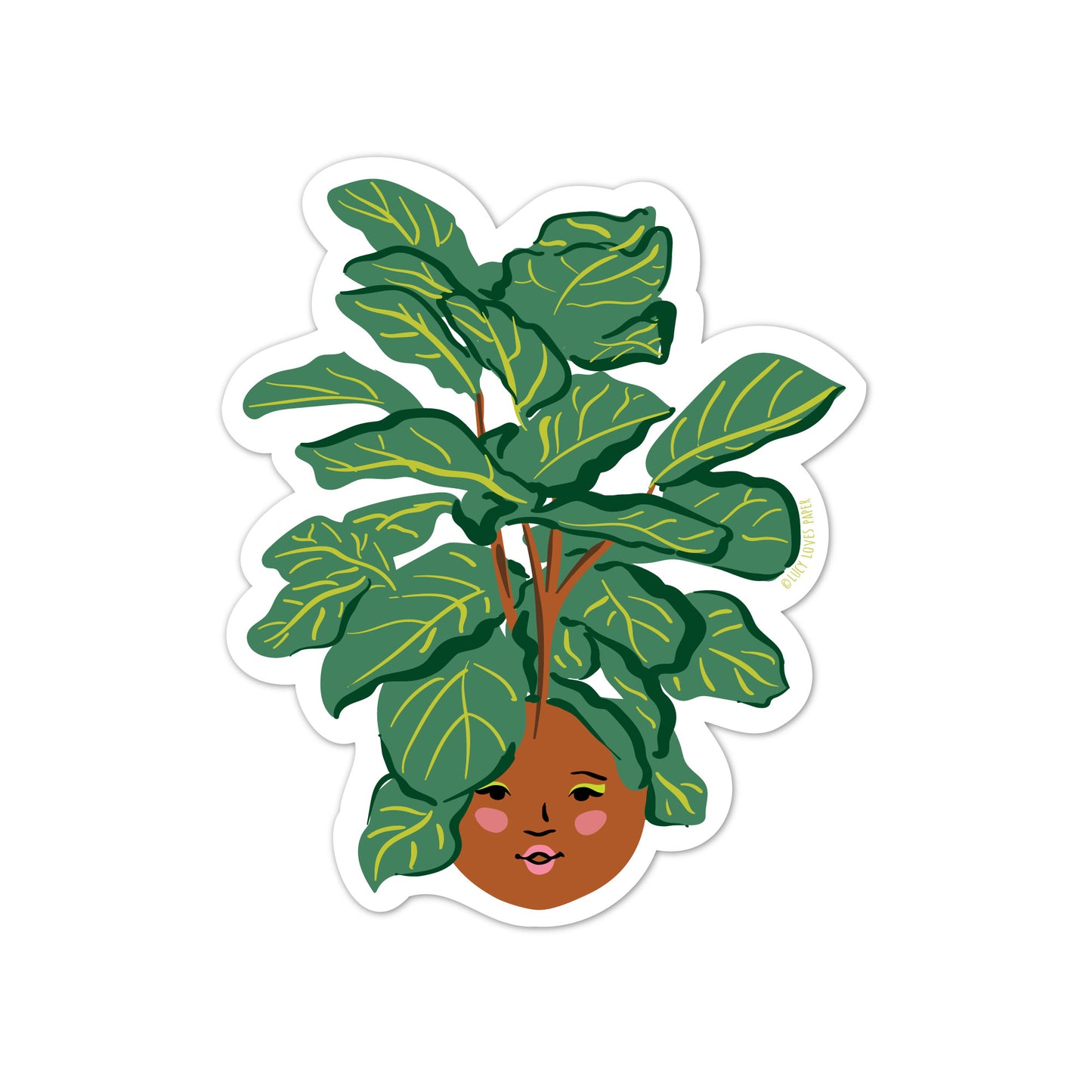 PLANT GIRL STICKER