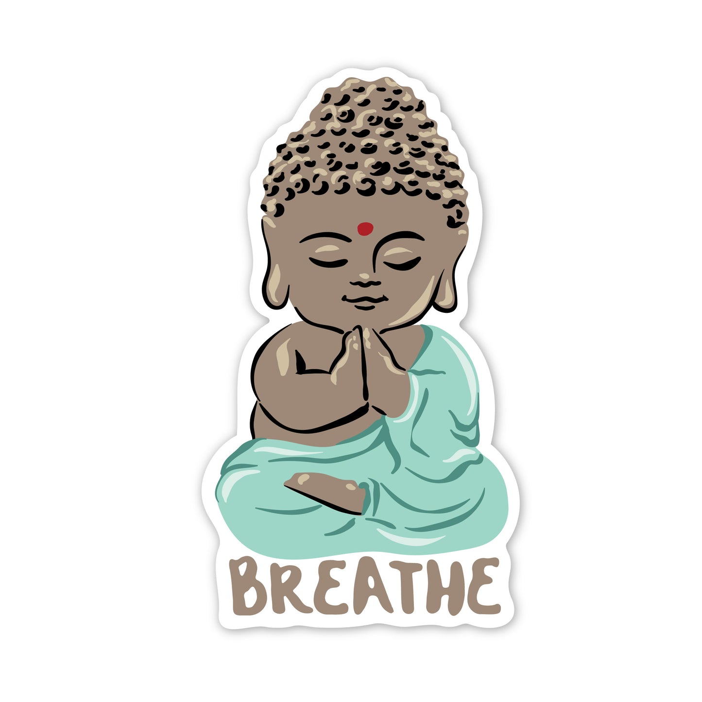 BREATHE BUDDHA STICKER