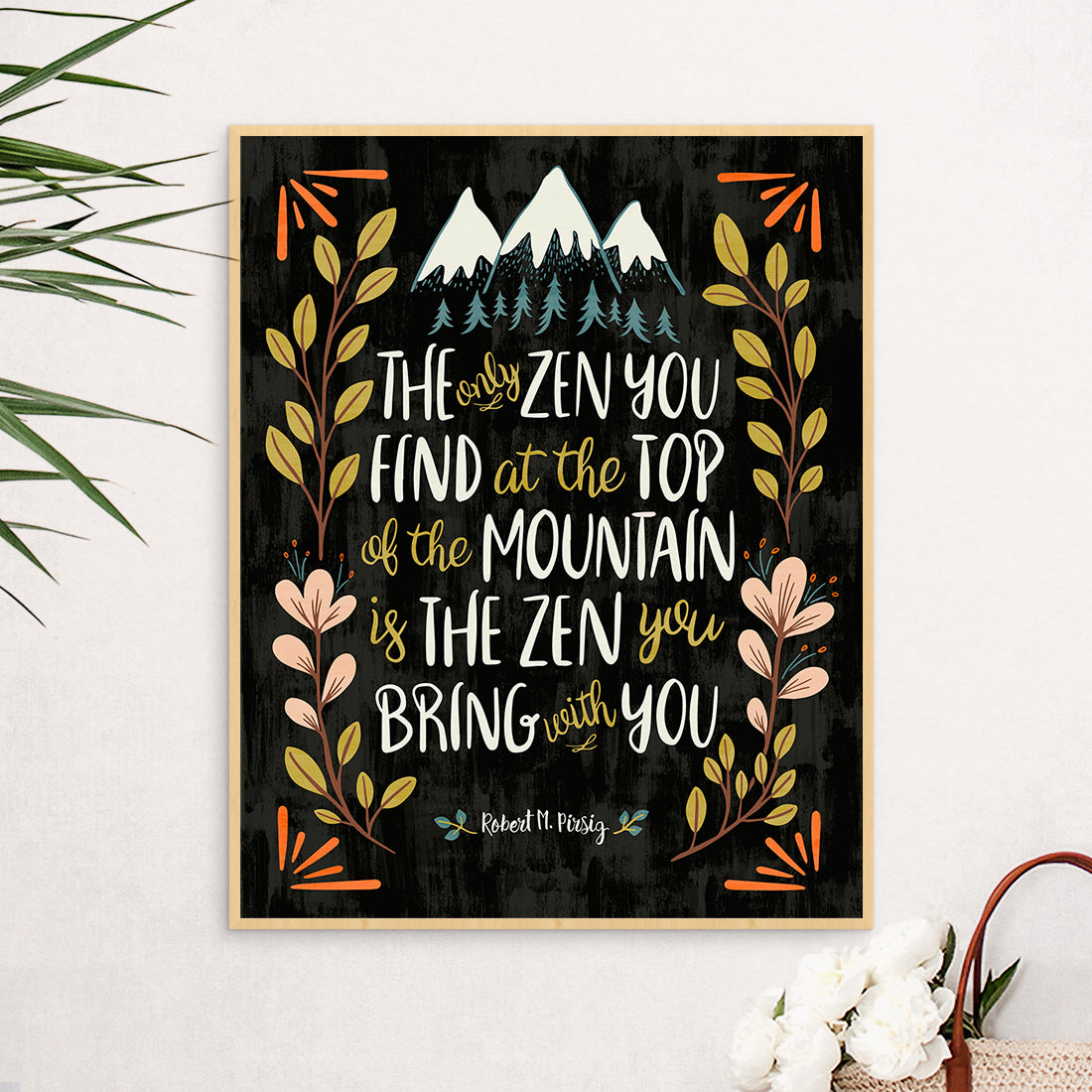 Zen Quote Art Print