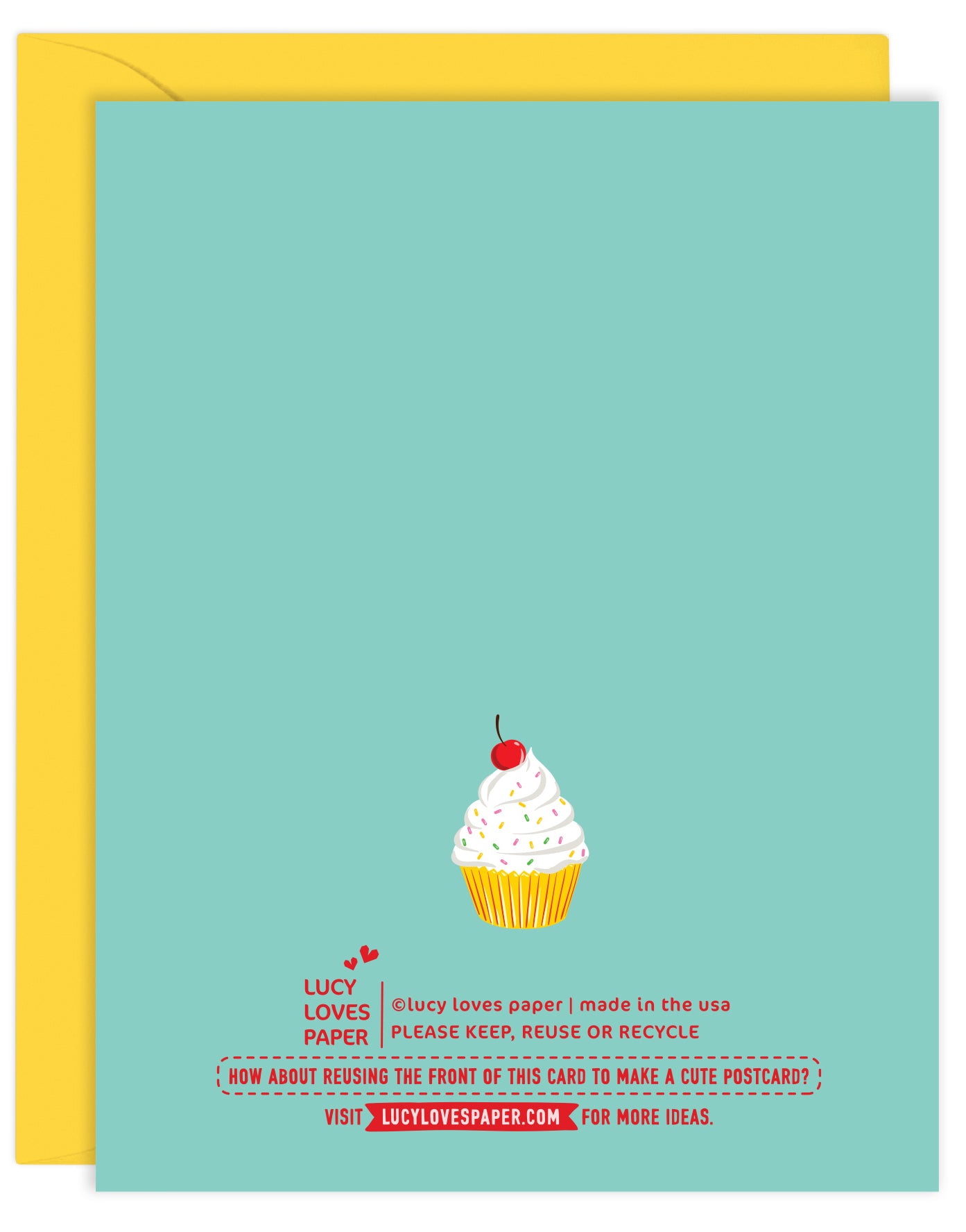 CUPCAKE GIRL BIRTHDAY CARD