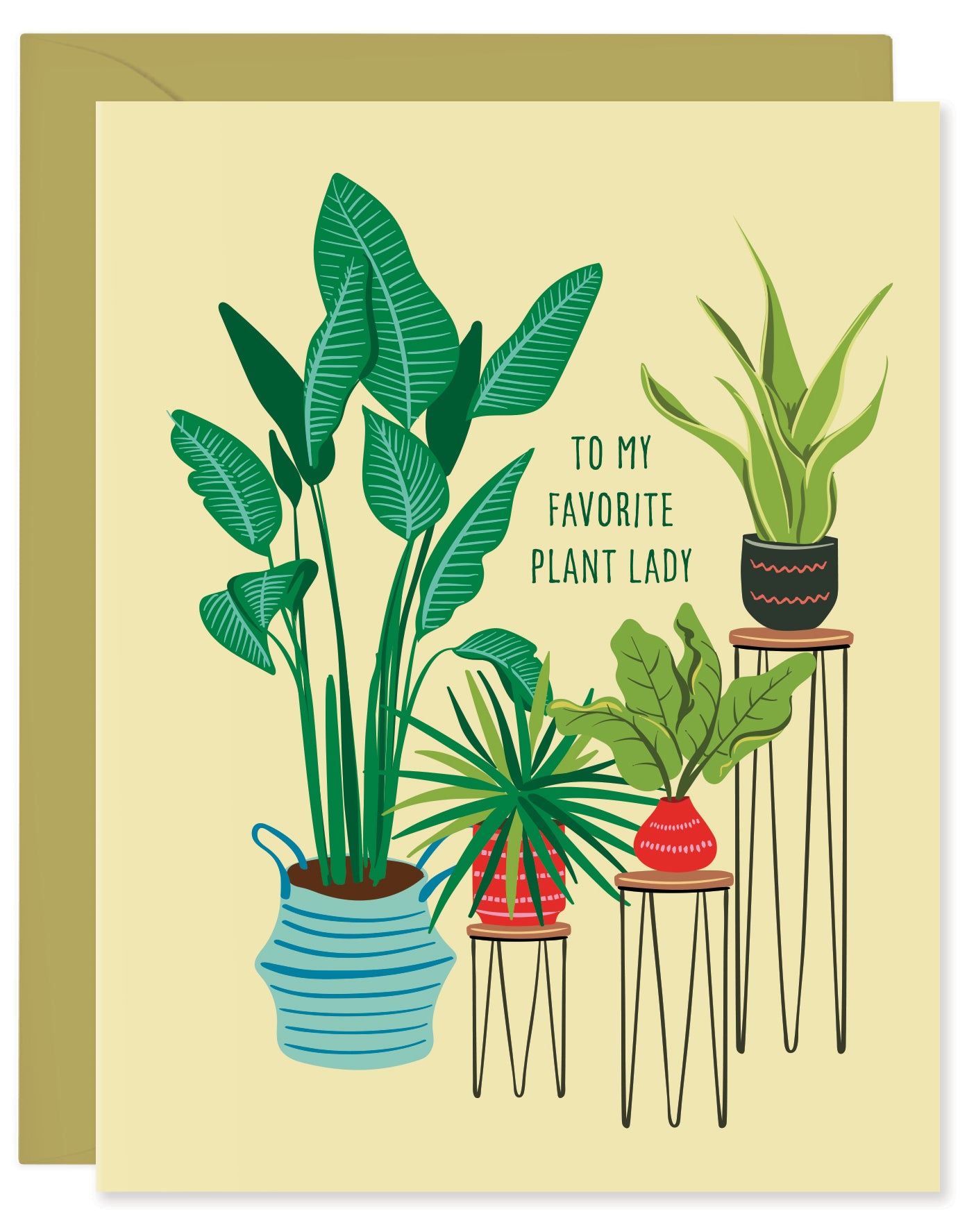TO MY FAVORITE PLANT LADY CARD