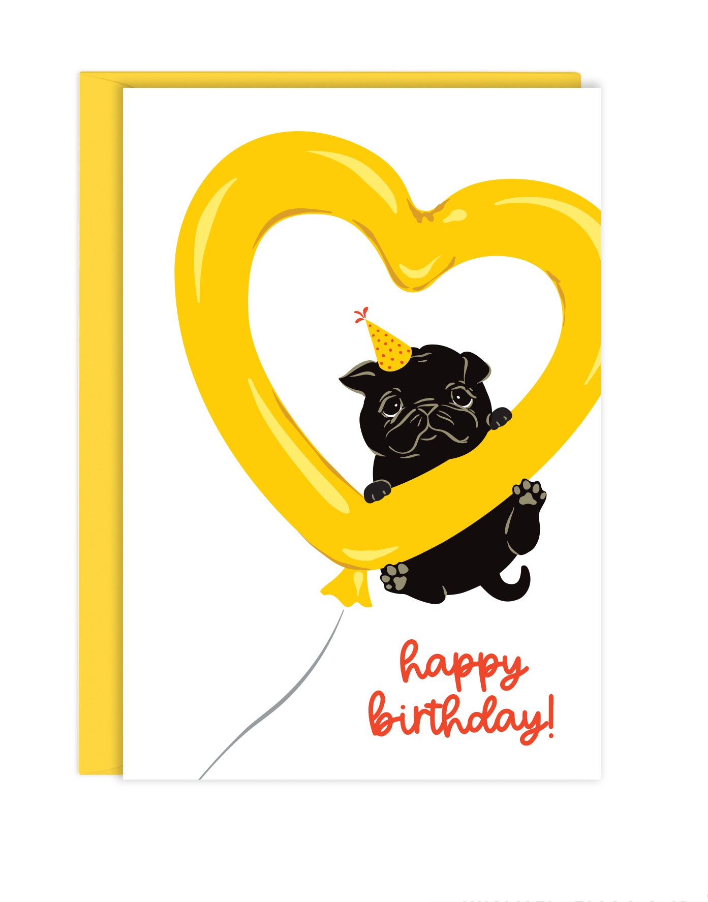 BALLOON DOG MINI ENCLOSURE CARD