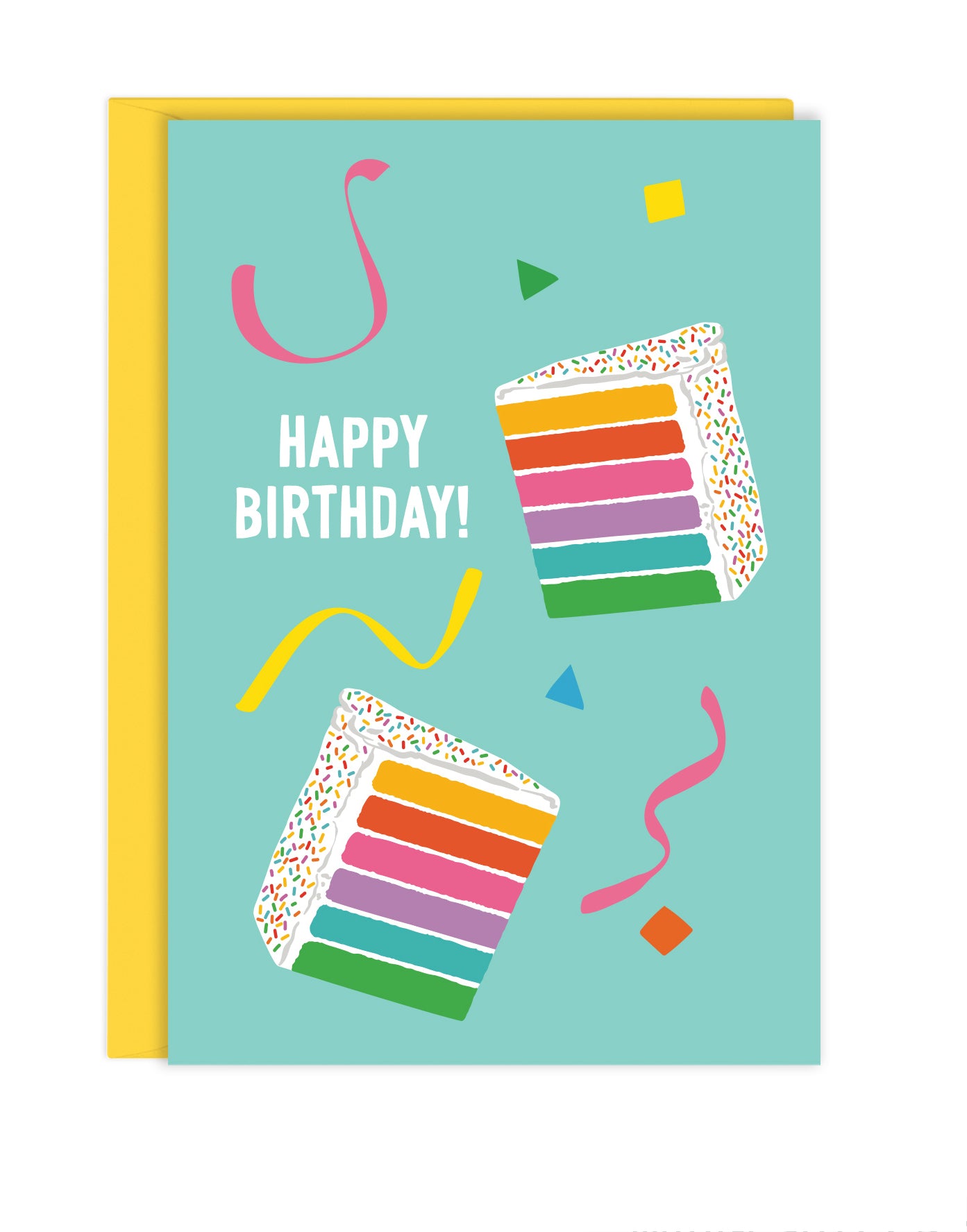 RAINBOW CAKES MINI ENCLOSURE CARD