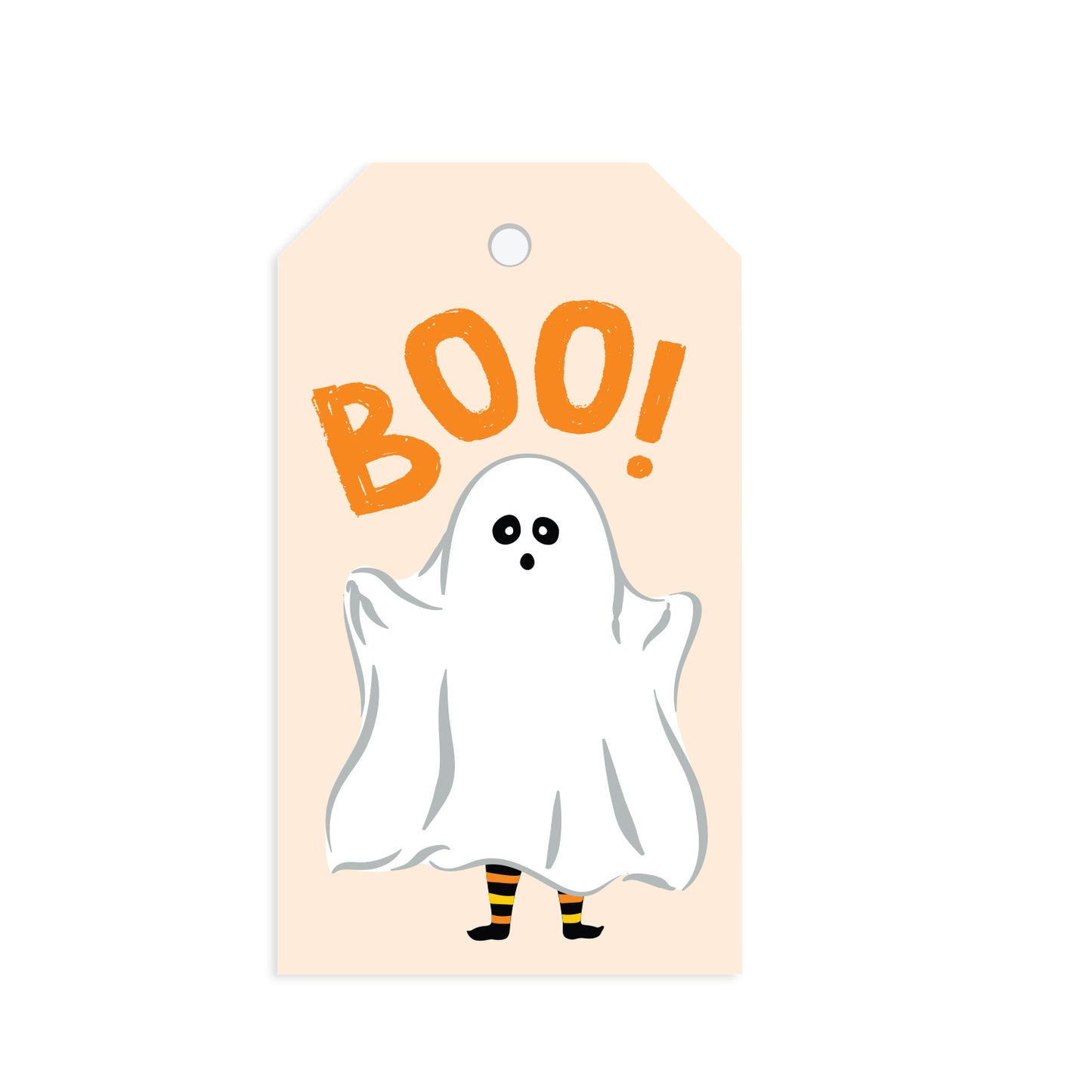 HALLOWEEN GHOST GIFT TAG SET