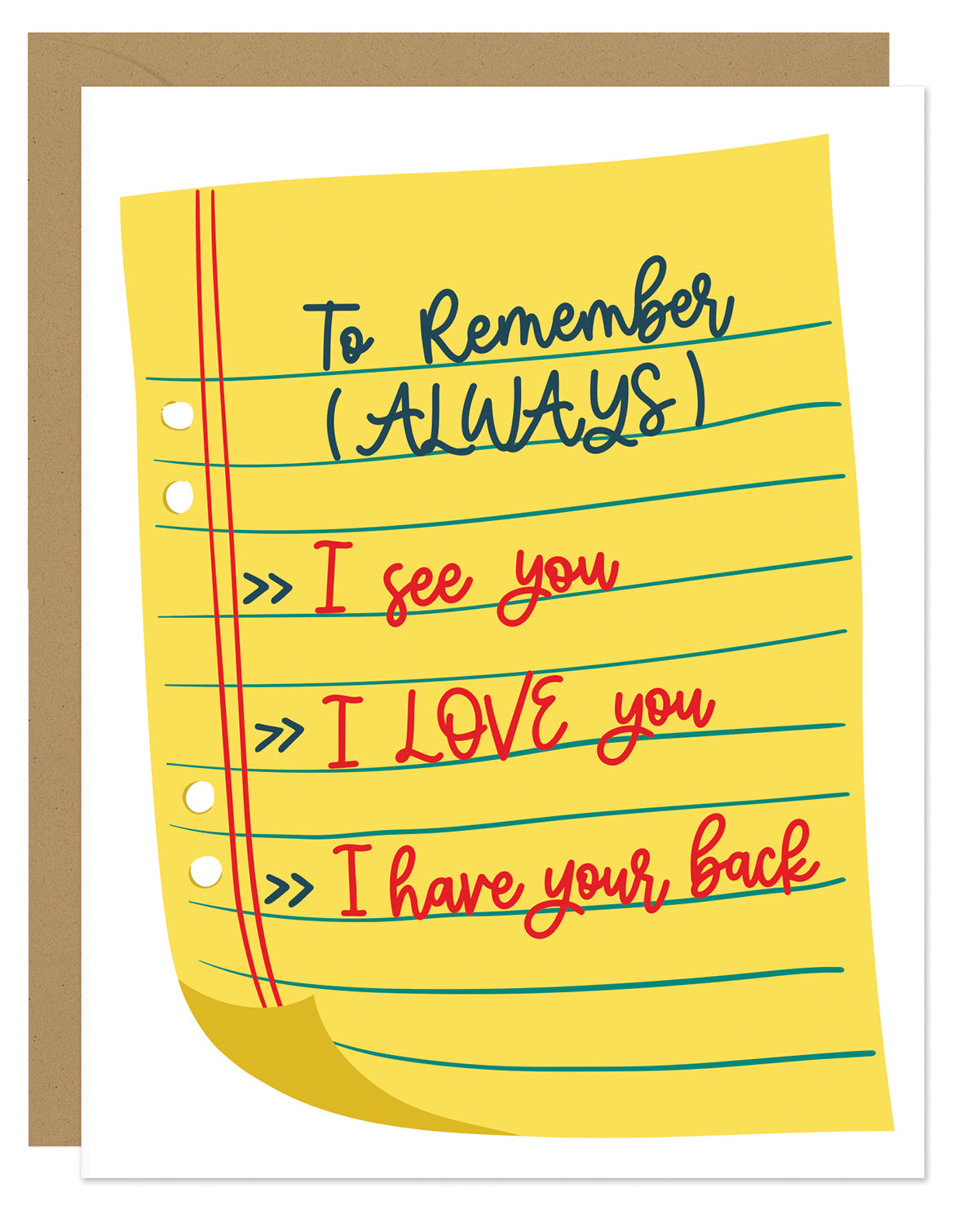 ALWAYS REMEMBER CARD