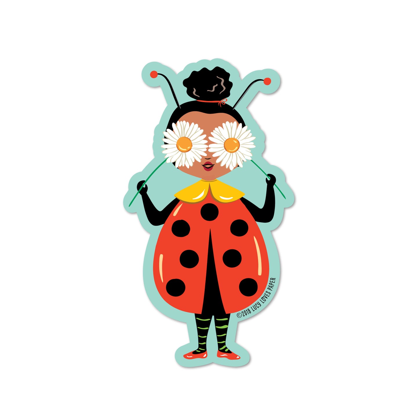 LADY BUG STICKER