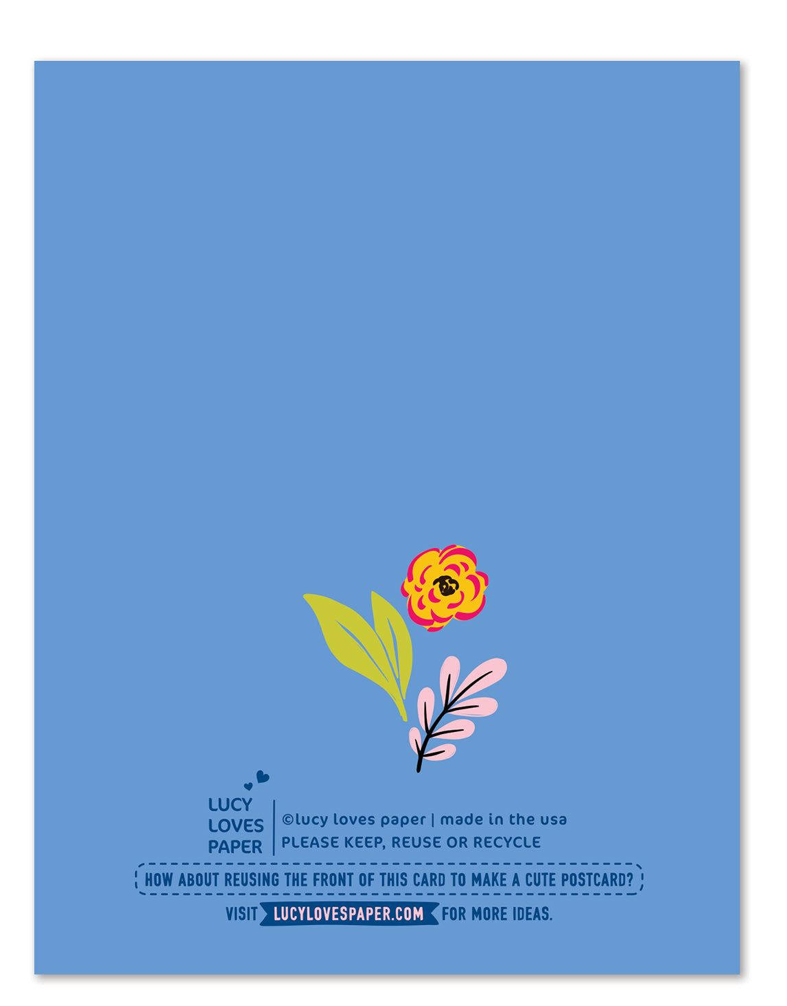 HAPPY FLOWER POT THANK YOU CARD